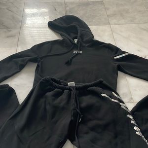 Black jogging suit